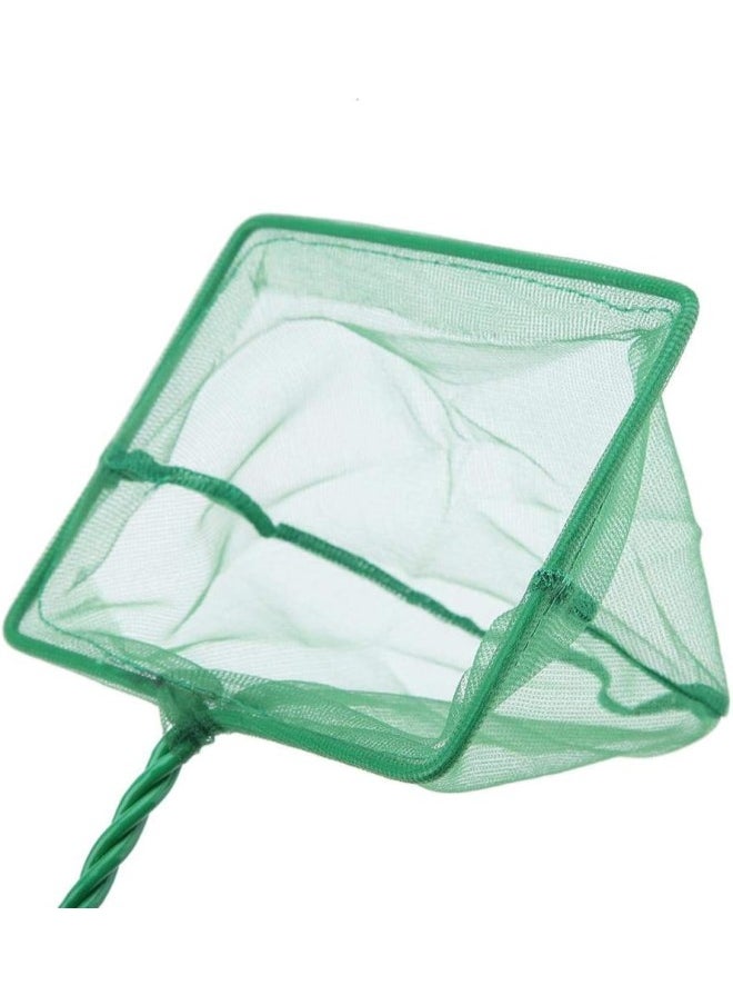 klarako - Valentine's Day Present Convenience to Handle, Goldfish Net, Square Fishing Landing Net, Not Harm Fish Scales, for Fish Tank Household(6 inches) - Image 1