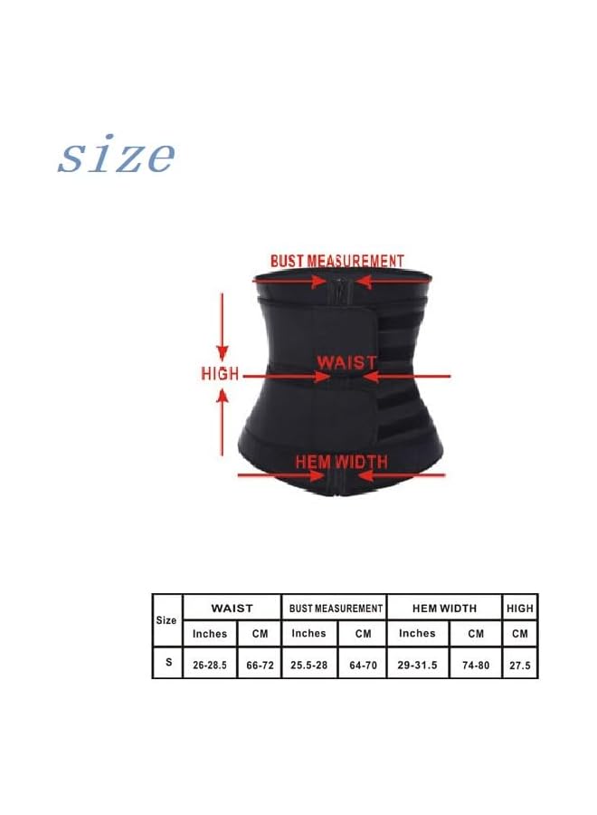 S-TOP Waist Trainer Belt for Women Waist Cincher Trimmer Slimming Body Shaper Belt Back SupportSweat Wrap Belt Sport Girdle for Weight Loss Workout Fitness, One Size - Image 2