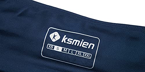 Ksmien Women's 2 in 1 Running Shorts - Lightweight Athletic Workout Gym Yoga Shorts Liner with Phone Pockets Navy Blue - Image 5