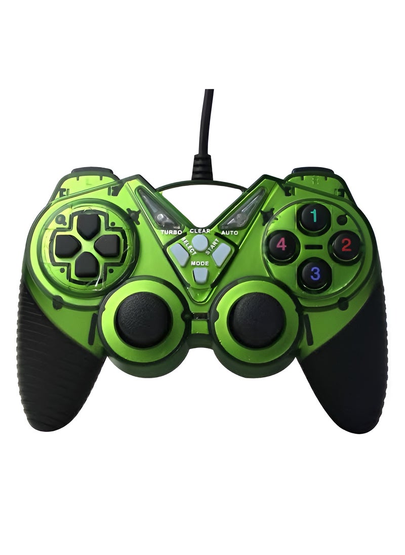 TWINS - TWINS Double Shock USB Gaming Controller – Ergonomic Design with Vibration Feedback & Turbo Mode - Image 1