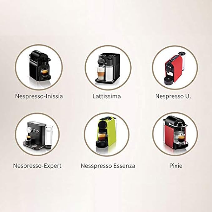 U-HOOME Reusable Stainless Steel Coffee Capsules Tamper Kit  Compatible For Nespresso Refillable Espresso Capsule Pod For Homes Cafes Bars Offices Teahouses 1 Coffee Capsule 1 Tamper - Image 5