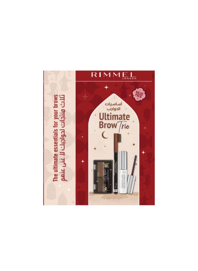 RIMMEL LONDON Ultimate Brow Trio