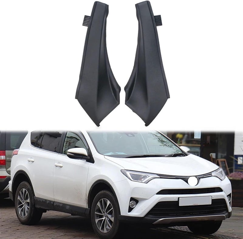Wivplex Clip-On Front Wiper Side Cowl Extension Cover for Toyota RAV4 - Image 4