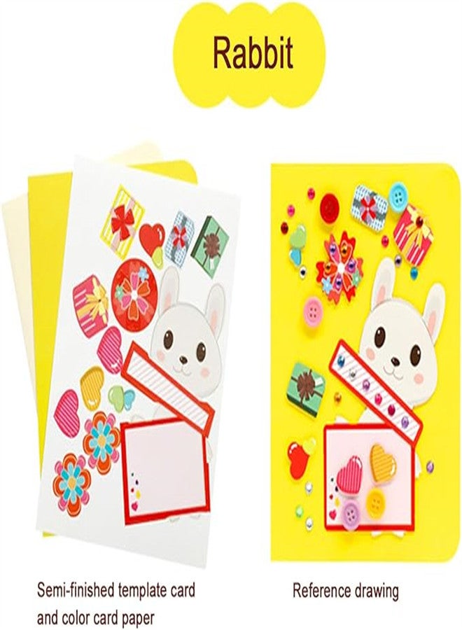 KASTWAVE DIY Handmade Greeting Cards, 3pcs Card Making Kits for Teacher's Day, Mother's Day Birthday Cards as Gift for Mother Father Brother Sister - Image 2