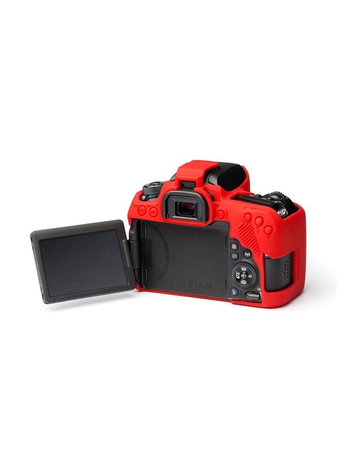 easyCover ECC77DR Secure Grip Camera Case for Canon 77D Red - Image 3
