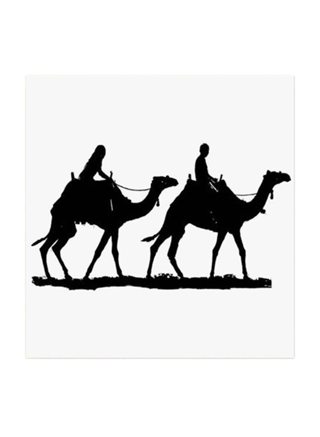 RYN Camel MDF Wall Art Multicolour 30x30centimeter - Image 2