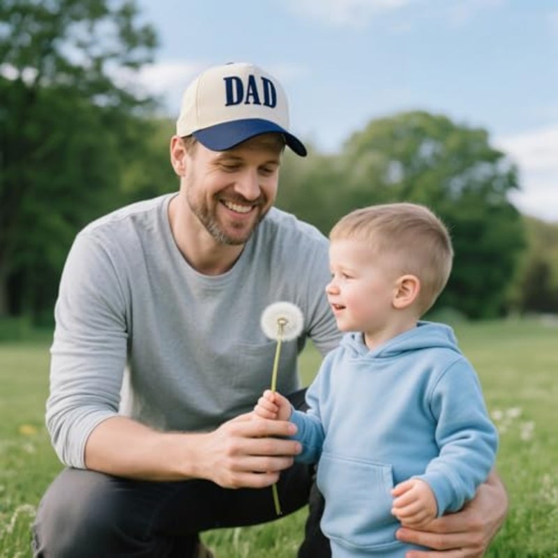 Dad Hats for Men, Vintage Two Tone Hat, New Dad Gifts for Husband, Fathers Day Birthday Gifts from Daughter Son Wife - Image 4