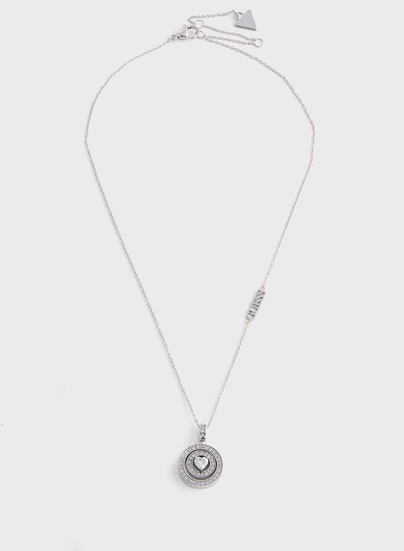 GUESS Crystal Detail Long Necklace  - Image 1
