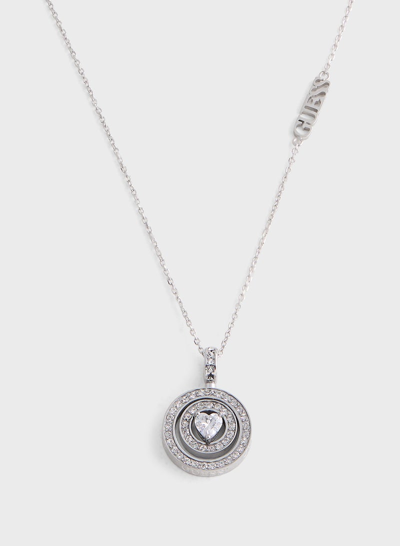 GUESS Crystal Detail Long Necklace  - Image 2
