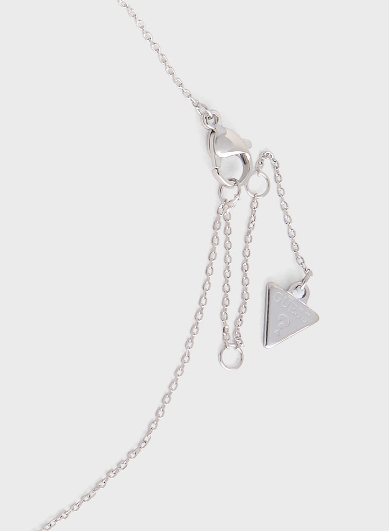 GUESS Crystal Detail Long Necklace  - Image 3