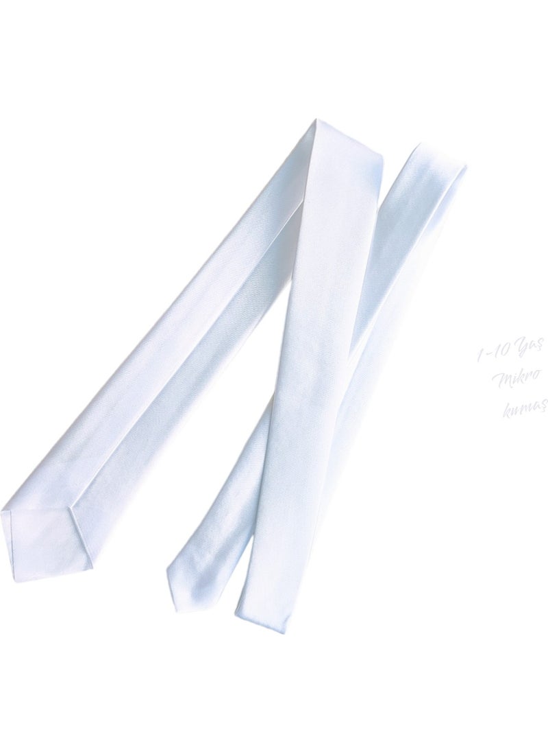 Algitsin OLA - Algitsin Children's Tie White 1-12 Years - Image 1