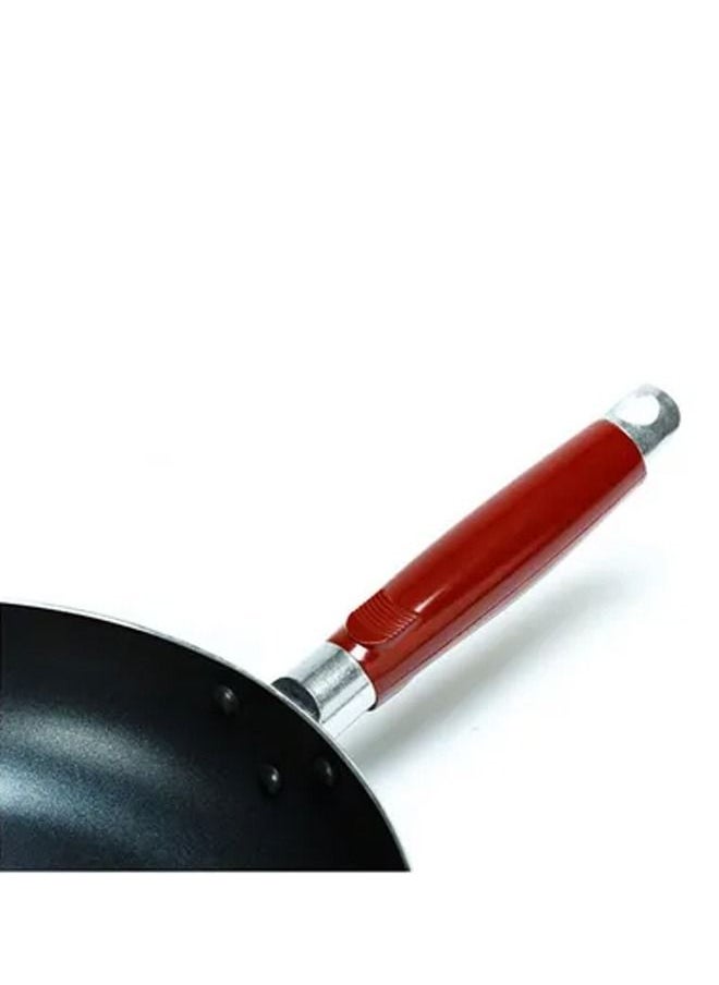 Badraig - 2-Piece Non-Stick Frying Pan Set Black/Red Big Frying Pan (26), Medium Frying Pan (22) - Image 1