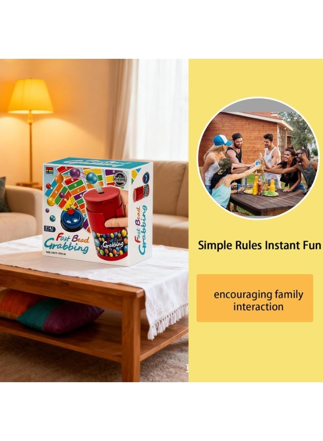 Color Bingo Game Set, Quick Bead Pick Game with 90 ABS Beads, 6 Cards, Improves Color Cognition and Hand-Eye Coordination for Family Parties. - Image 5