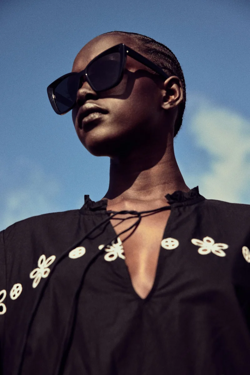 H&M Broderie anglaise tunic dress