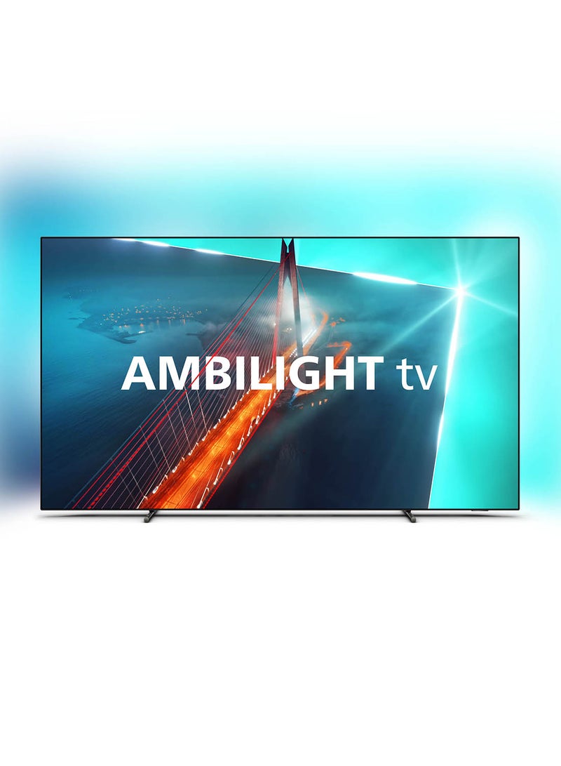 Philips 55 Inch 4K UHD OLED Google TV 55OLED708/56 Black 55OLED708/56 Black - Image 1