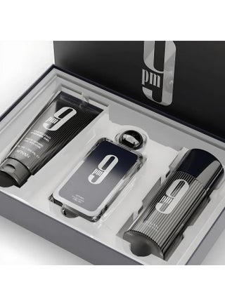 Gift Set 9 Pm Eau De Parfum 100 Ml + Deodorant 150 Ml + Shower Gel 150 Ml, Perfume Gift Set For Men - view 2