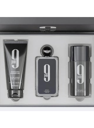 Gift Set 9 Pm Eau De Parfum 100 Ml + Deodorant 150 Ml + Shower Gel 150 Ml, Perfume Gift Set For Men - view 3