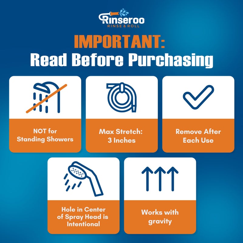 Rinseroo: Slip-On Tub Hose â€“ As Seen on Shark Tank â€“ 5ft Flex Bathtub Faucet Sprayer â€“ Easy Rinse for Pets, Hair & Cleaning â€“ No Installation Needed â€“ Fits Faucets Up to 3â€ Wide â€“ Mess-Free & Portable - Image 3