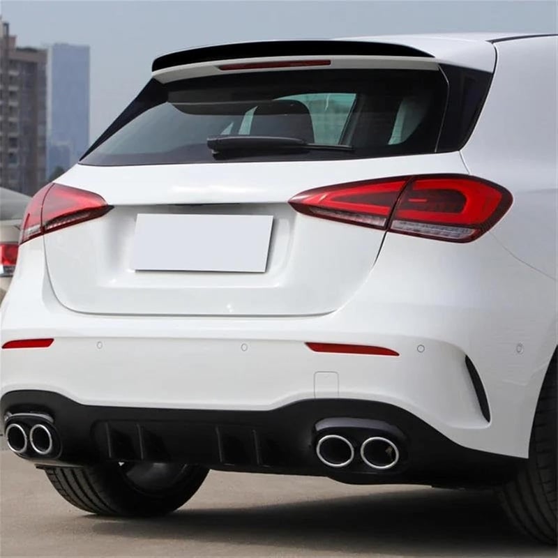 DEMULAX Carbon Look Rear Roof Trunk Spoiler for A Class - Image 3