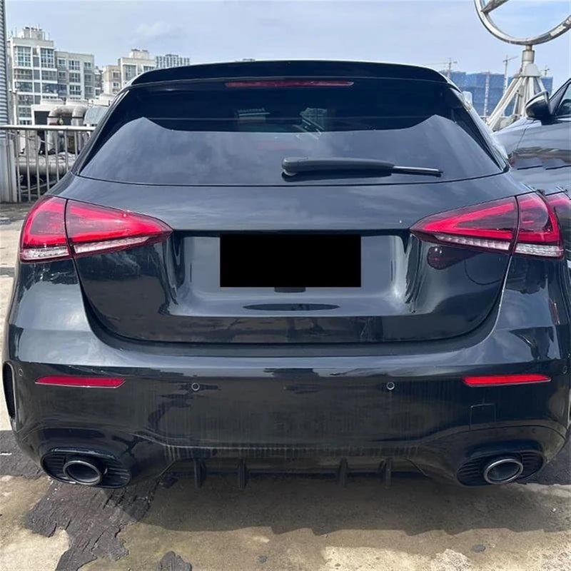 DEMULAX Carbon Look Rear Roof Trunk Spoiler for A Class - Image 5
