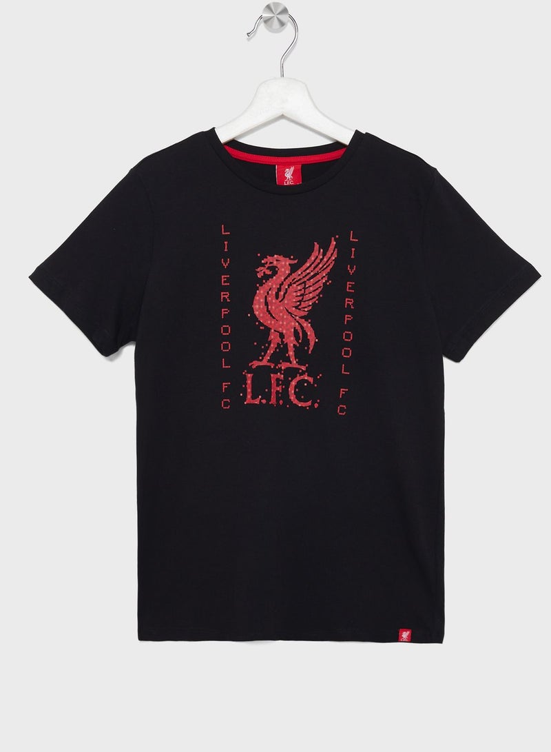 ليفربول اف سي تيشيرت بيكسل ليفربول للأطفال - Image 1
