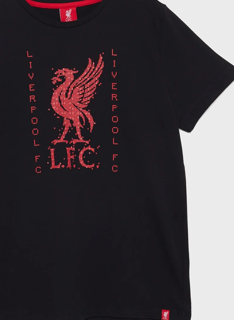 Liverpool FC  Kids Liverpool Pixel T-Shirt for Men | Best Price UAE