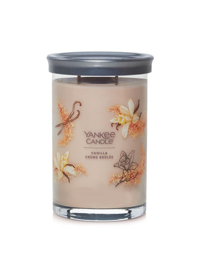 Yankee Candle Vanilla Crème Brûlée Scented, Signature 20oz Large Tumbler 2-Wick Candle, Over 60 Hours of Burn Time, Ideal for Decoration and Aromatherapy - Image 1
