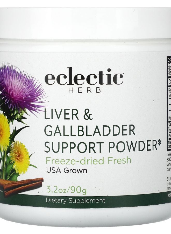 Eclectic Liver & Gallbladder Support Powder 3.2 oz (90 g)