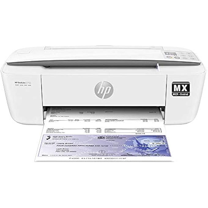 HEWLETT PACKARD HP DESKJET 3755 MX MICR CHECK PRINTER GOLD CHECK PRINTING SOFTWARE BUNDLE, (3755MX) - Image 2