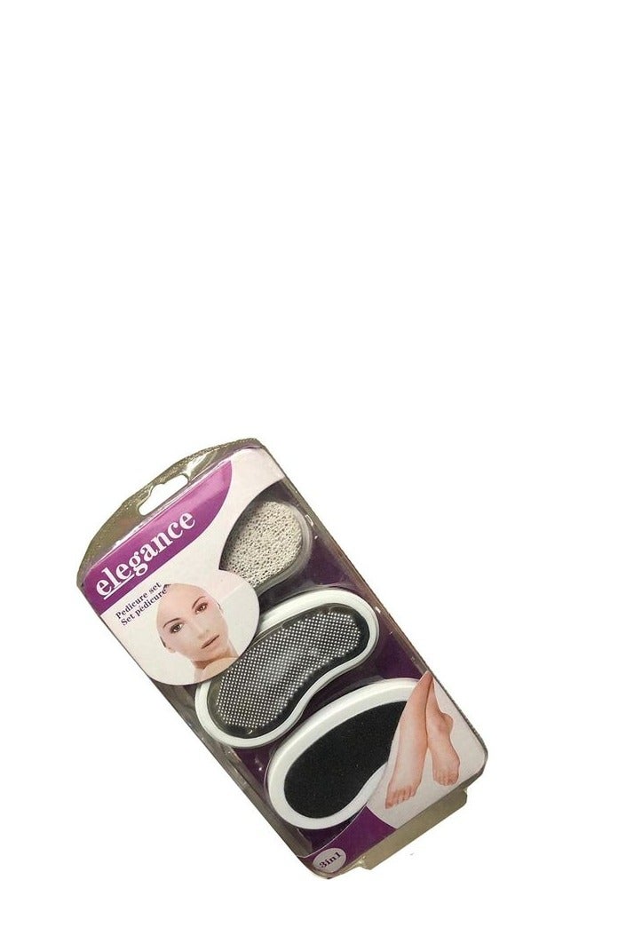 إليجانس طقم ادوات باديكير للعناية بالقدم 3 في 1 - Image 3