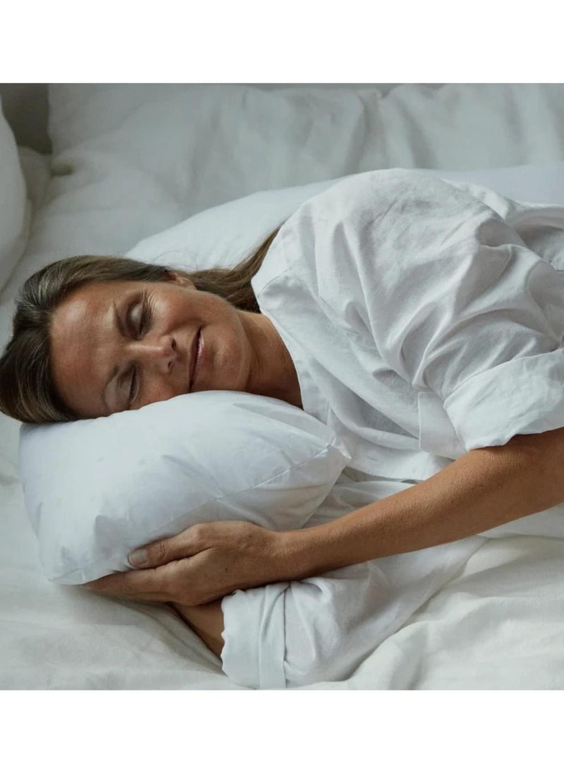 FOSSFLAKES Sleeper Pillow - Side Sleeper Pillow for Comfort and Additional Support (76 x 66 x 35 cm) WS TC233