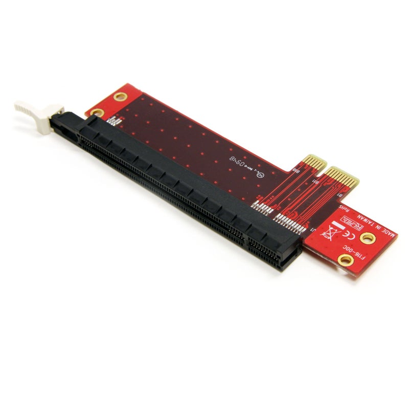 StarTech.com PCI Express X1 to X16 Low Profile Slot Extension Adapter - PCIe x1 to x16 Adapter, TAA (PEX1TO162) - Image 1