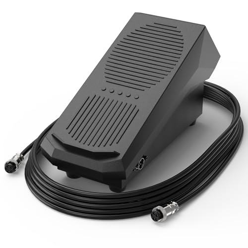 TOOLIOM TIG Welding Foot Pedal, 5-Pin Amp Control Pedal with 16-ft cable Compatible with 5-Pin TIG Welding Machine - Image 1