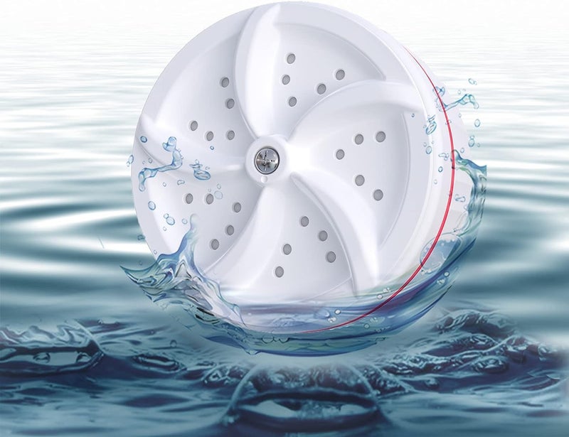Danisse Portable Washing Machine, Mini Ultrasonic Washing Machine 3 in 1 Dishwashers Ultrasonic Waves Suitable for Home, Business, Travel, College Room, RV, Apartment (3.5IN) - Image 2