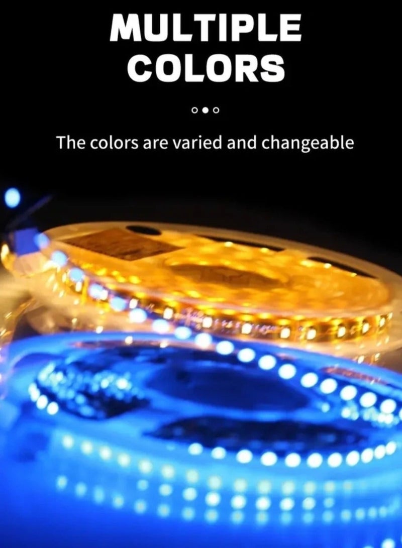 الثريات 3 متر-شريط إضاءة LED RGB يعمل USB مع ريموت كنترول – إضاءة خلف التلفزيون وغرف النوم والألعاب متعددة الألوان وسهلة التركيب - Image 5