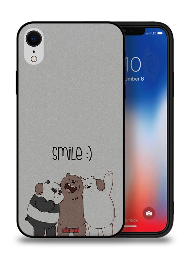 Tolwak Apple iPhone XR Protective Case Friends Smile - Image 1