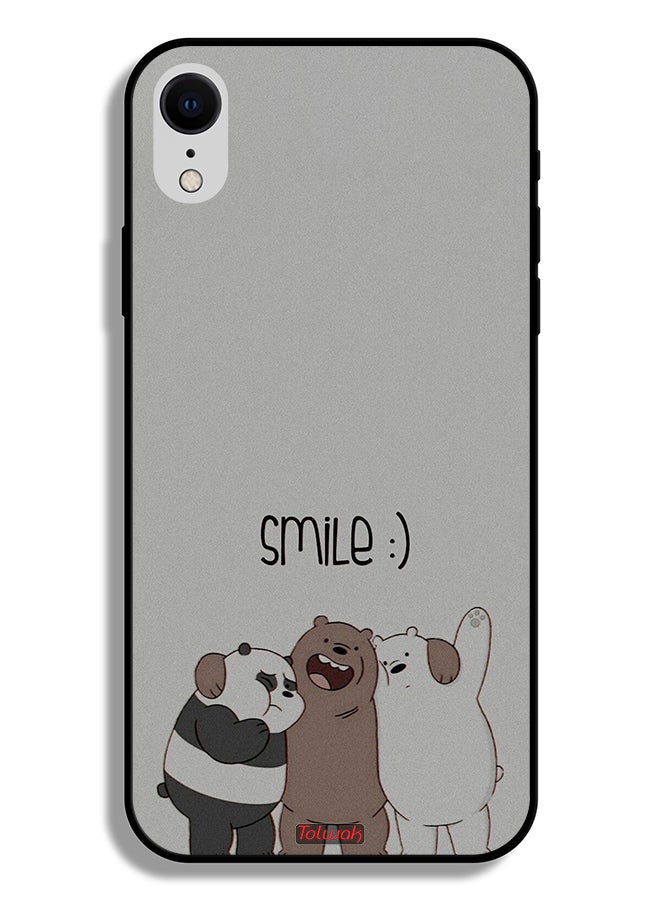 Tolwak Apple iPhone XR Protective Case Friends Smile - Image 2