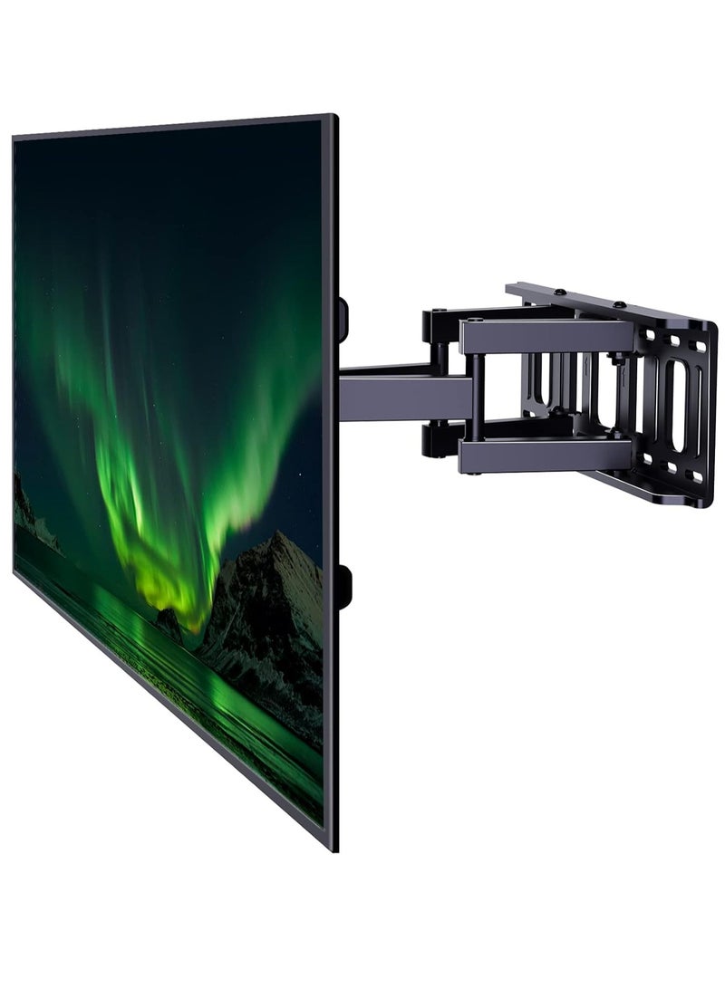 ELTRAZONE Full Motion TV Wall Mount, Articulating Swivel Extension Arm, Fits 37-75" TVs Up to 132lbs, Max VESA 600x400mm, Heavy Duty TV Mount for Home & Office – EBLF7  - Image 1