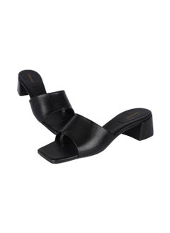 CARRANO Carrano Ladies Open Mule Classic  Leather Block Heel 155350 Cab0902  - Image 2
