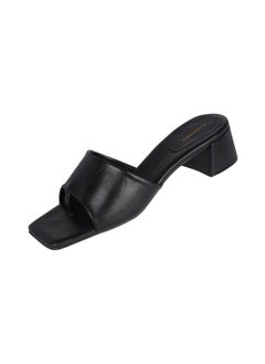 CARRANO Carrano Ladies Open Mule Classic  Leather Block Heel 155350 Cab0902  - Image 3
