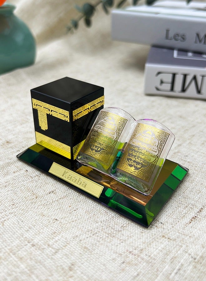 MHONGWEI Islamic Element Handicrafts, Home Decoration Gifts, Simplified Architectural Souvenirs, High-end Office Desktop Ornaments - Image 1