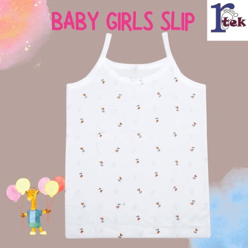 REVOLTEK Printed Vest baniyan Cotton Inner wear for Baby wear Sleeveless Undershirts for Kids Sando ganji Tank-Tops Toddler Girls/Boys Pack of 6 (White-2, 2-3 Years) - Image 5