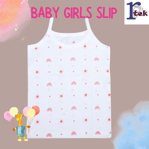 REVOLTEK Printed Vest baniyan Cotton Inner wear for Baby wear Sleeveless Undershirts for Kids Sando ganji Tank-Tops Toddler Girls/Boys Pack of 6 (White-2, 2-3 Years) - Image 3