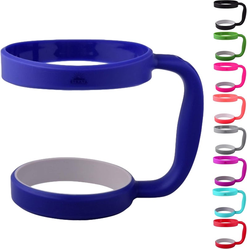 STRATA CUPS 30oz Tumbler Handle (ROYAL BLUE) Available For 30oz YETI Tumbler, OZARK TRAIL, Rambler Tumbler - BPA FREE - Image 1