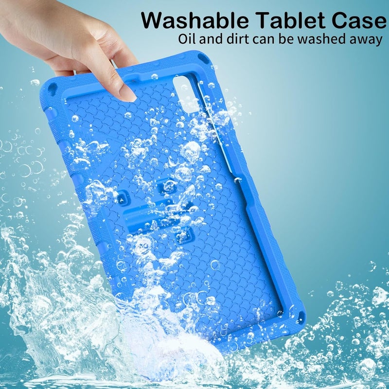 for Huawei Matepad 10.4inch (2020/2022) Case,Lightweight EVA Kid Friendly Shockproof Protective Case,Shoulder Strap Case Butterfly Kids Case(Blue) - Image 5