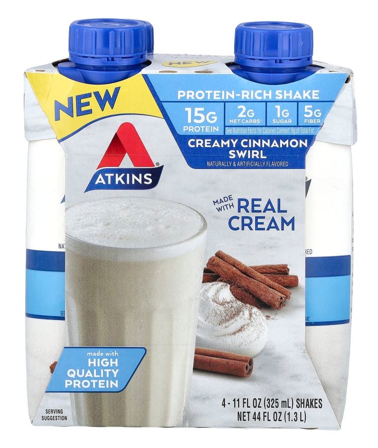 Protein-Rich Shake Creamy Cinnamon Swirl  4 Shakes 11 fl oz (325 ml) Each