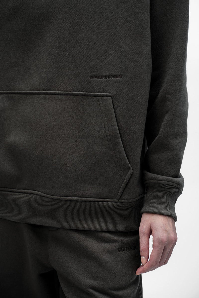 بونكرس كُرنر Taupe Wear A Hug Oversized Hoodie for Women's - Image 5