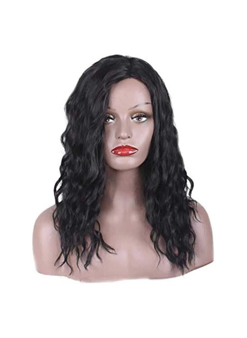 High Temperature Silk Black Small Curly Long Curly Hair Black Wig - pzsku/Z162EF5F751258258DDE0Z/45/_/1721213313/98d1f0db-9440-458d-8dd4-7b536be68603