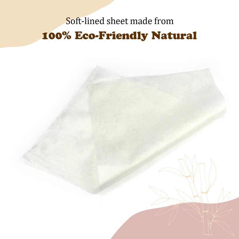 Mama Koala Disposable Natural Diaper Liners for Cloth Diapers, 200 Sheets (2 Pack) - Image 3
