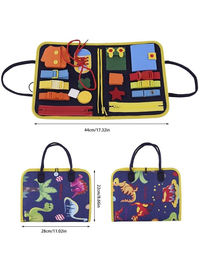 Beauenty Montessori Busy Board Toys for Toddlers Develop Basic Skills  - Image 1